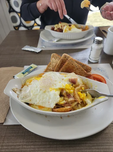 Le coq du nord assiette